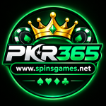 PKR365 Game logo with www.spinsgames.net for Pakistani gaming users